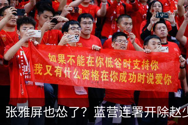 张雅屏也怂了？蓝营连署开除赵少康，张雅屏：联署人数不能替代事证